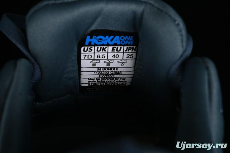 HOKA ONE ONE Bondi 8 Performance Cushion Running Shoes with Enhanced Support - 1123202 GBMS