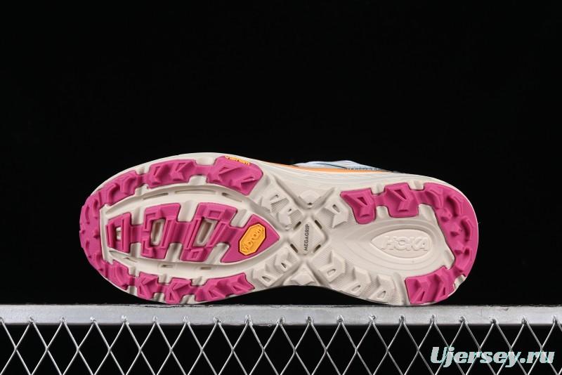 Hoka Mafate Speed 2 Lightweight Cushioned Trail Running Shoes with Vibram Outsole - 1126851 WIFL