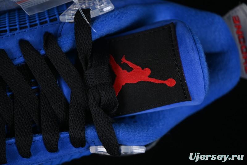 Nike Air Jordan 4 Retro Basketball Shoes with Premium Suede and Eminem Encore Design - AJ4