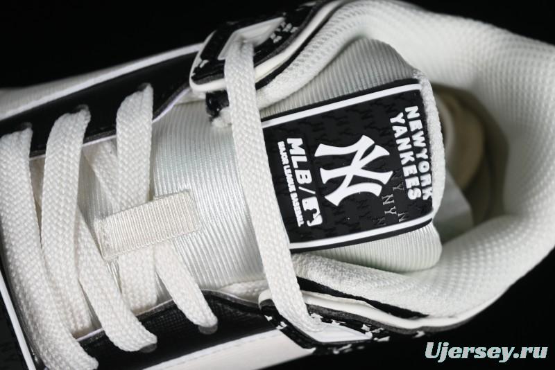 MLB Chunky Liner New York Yankees Hook & Loop Lightweight Platform Sneakers with 6cm Height Increase - 3ASXLM13N50BKS