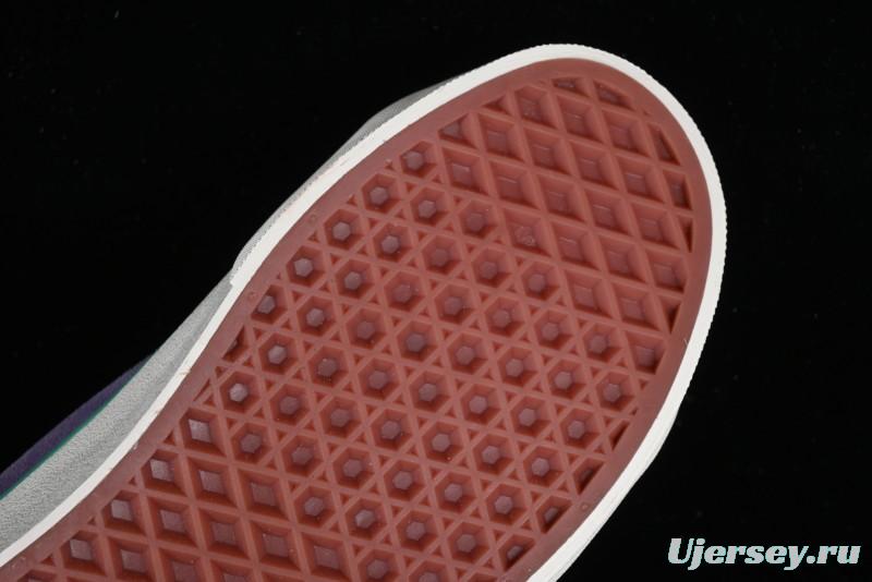 Vans Style 36 Low-Top Skate Shoes with Purple Embroidery - VN000CRPGRN