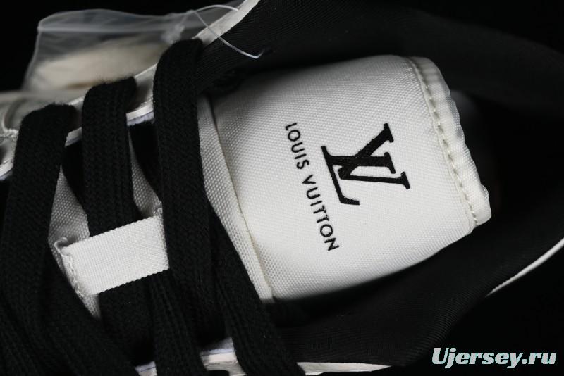 Nike Air Jordan 1 Low LV Collaboration - Printed Knight High-End Custom Low-Top Culture Basketball Shoes SJ9950-005