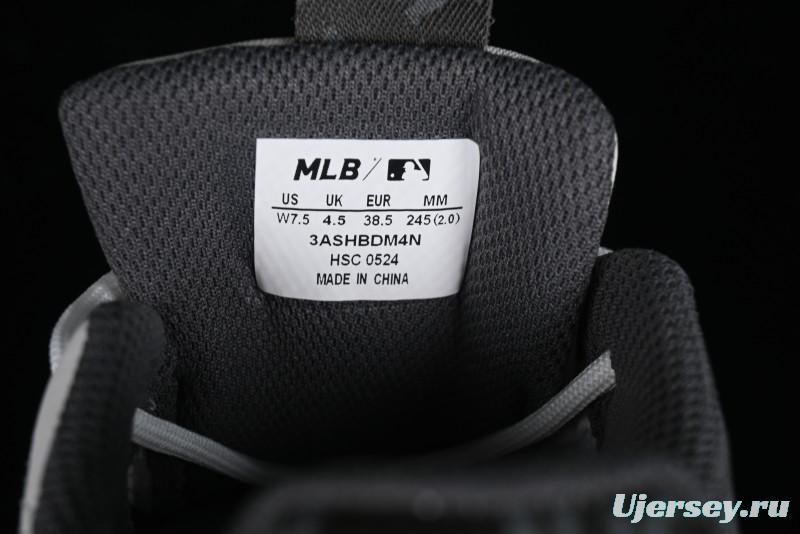 New York Yankees MLB Bigball Chunky Denim Monogram Platform Sandals - 3ASHBDM4N50BKS