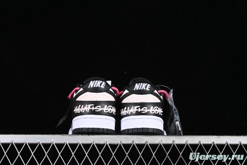 Nike Dunk Low SB Raspberry Mousse Pink Strap Casual Skate Shoes - CW1590-100