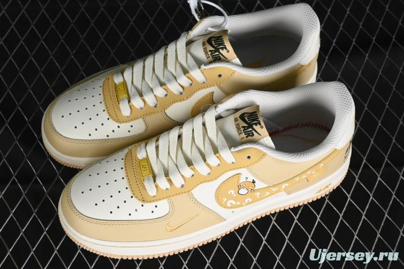 Nike Air Force 1'07 Low "Psyduck" Casual Sneakers - DB3301-661
