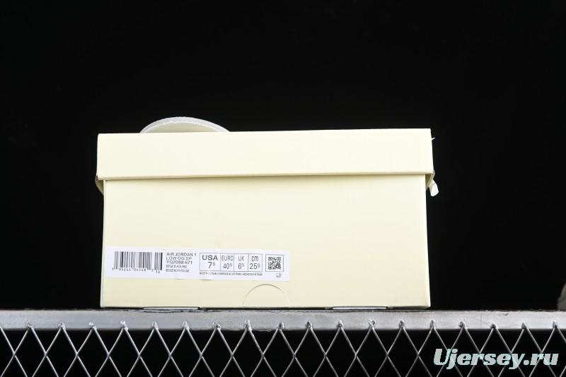 Nike Travis Scott x Fragment Design x Air Jordan 1 Low OG SP AJ1 Supreme Collaboration - YQ2088-67