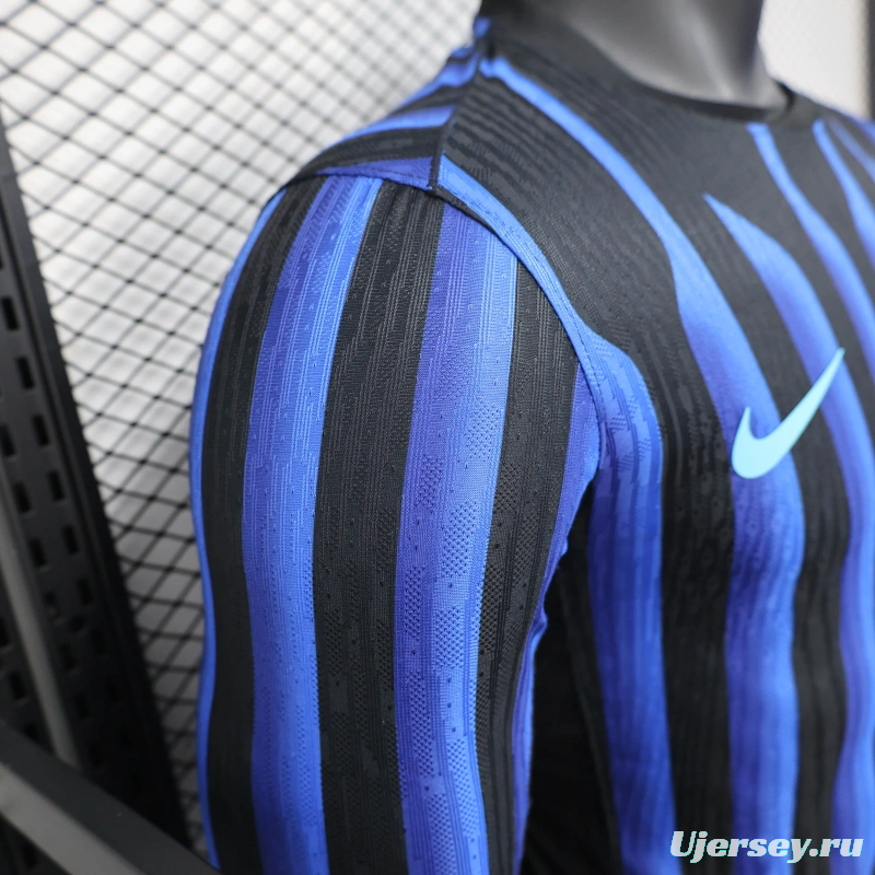 25/26 Player Version Inter Milan Home Long Sleeve Jersey