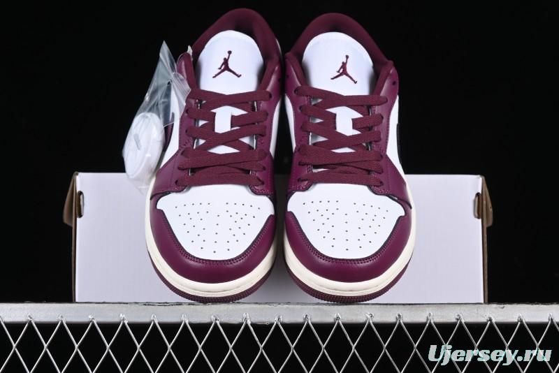 Nike Air Jordan 1 Low AJ1 White Rose Pink Low Top Casual Sneakers DC0774-161