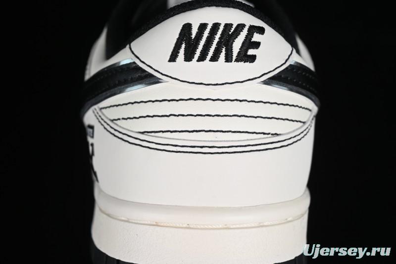Nike SB Dunk Low OFF-WHITE Collaboration - Anniversary Edition Customized Low-Top Casual Skate Shoes - DJ2024-003