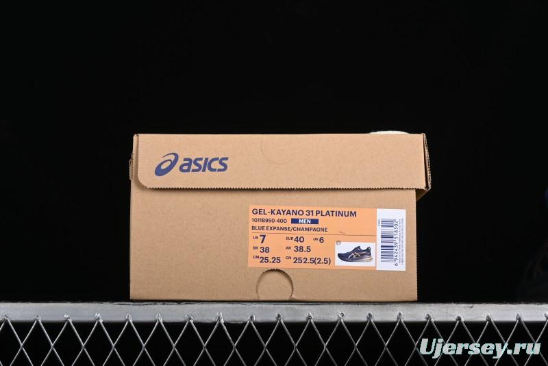 Asics Gel-Kayano 31 Running Shoes with Enhanced Cushioning and Breathable Design - 1011B950-400
