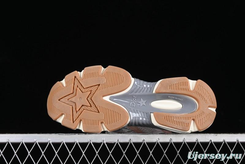 Dior Chrono Round Toe Lace-Up Lifestyle Casual Running Sneakers - 15U PINK