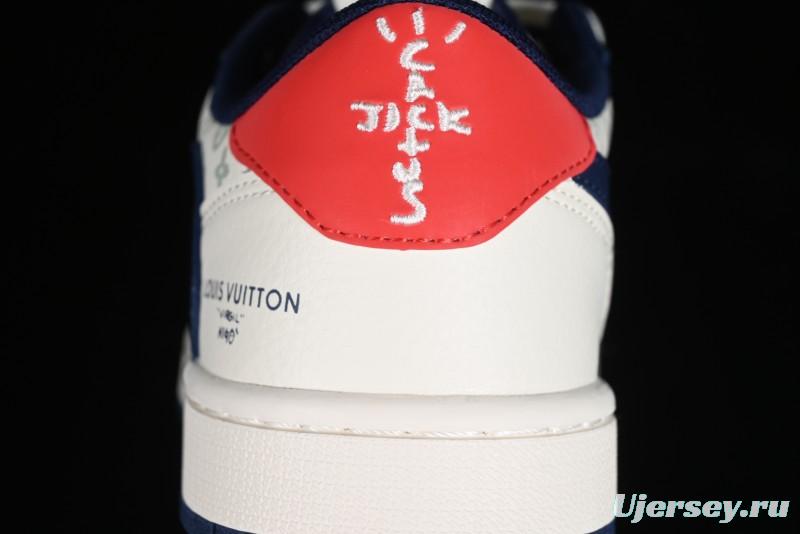 Nike Air Jordan 1 Low OG SP Travis Scott x Fragment Design Collaboration Sneakers - LJ5188-002