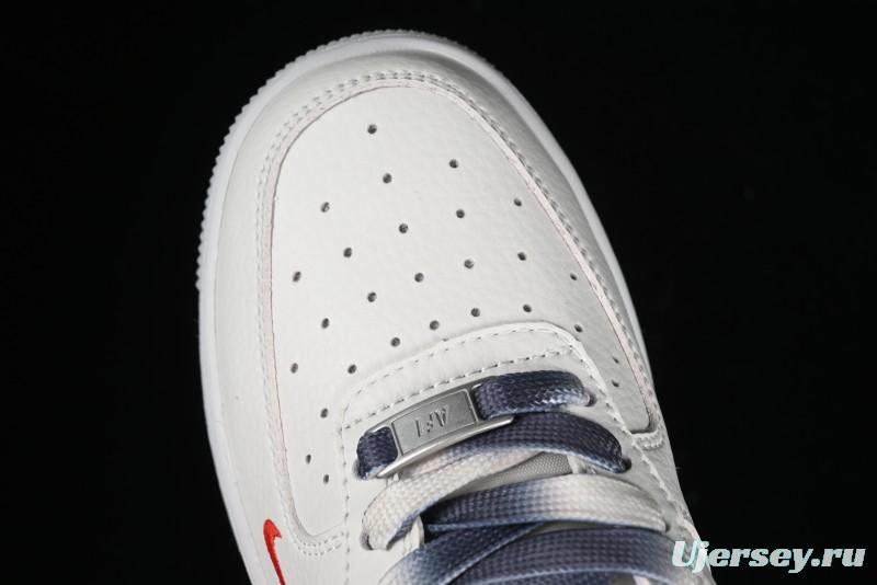 Nike Air Force 1 '07 Low LV Collaboration - White Grey Two-Tone Low-Top Casual Sneakers - XZ6188-005