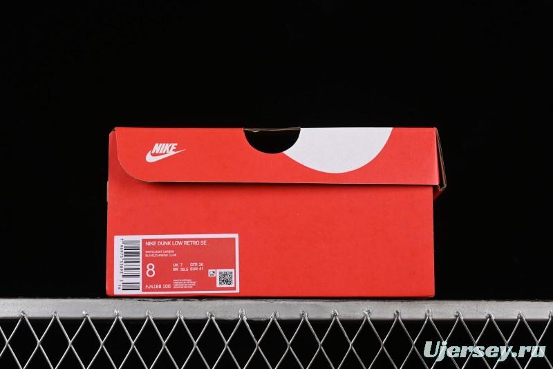 Nike Dunk Low SE Bubble Jellyfish Grey Island SB Strap Low-Top Casual Skate Shoes - FJ4188-100