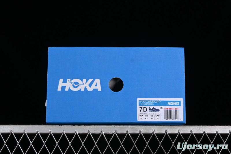 Hoka One One Challenger ATR 7 Low Trail Running Shoes with Lightweight Cushioned Midsole - 1134498 BBSBL