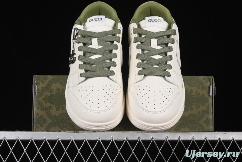 Nike SB Dunk Low Gucci Collaboration Anniversary High-End Custom Sneakers - DQ1098-398