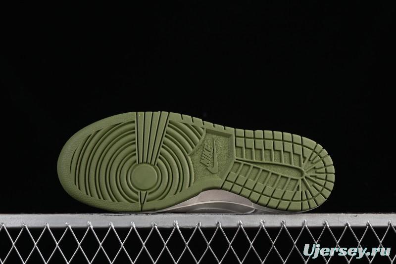 Nike SB Dunk Low Supreme Collaboration - Classic Beige Green Anniversary High-End Custom Low-Top Casual Skate Shoes - XX8888-002