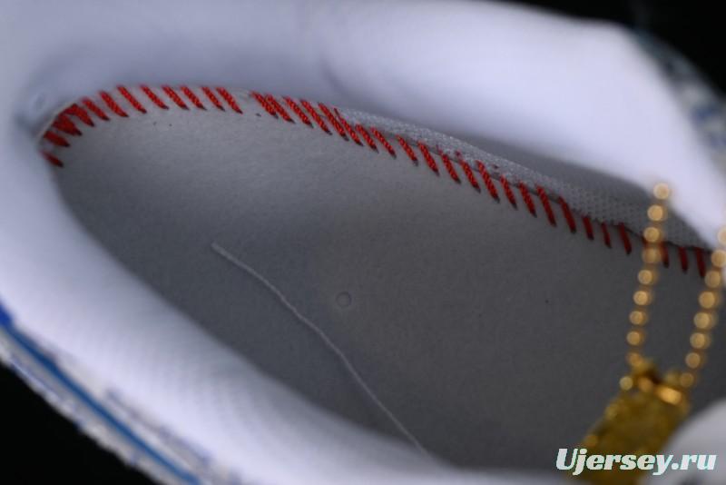 Nike Air Force 1 '07 Low DIY Blue and White Porcelain Dragon Embroidery Casual Sneakers - CW2288-201