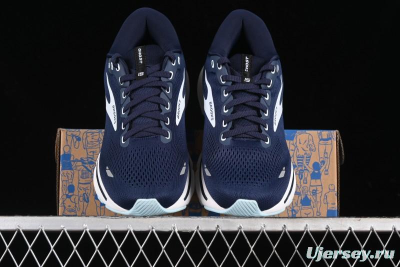 Brooks Ghost 15 Running Shoes with DNA LOFT V2 Cushioning and Breathable Air Mesh - 1203802A450