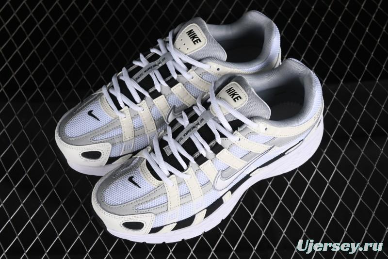 Nike P-6000 Prm Retro Casual Sneakers with Lightweight Design - CD6404-101