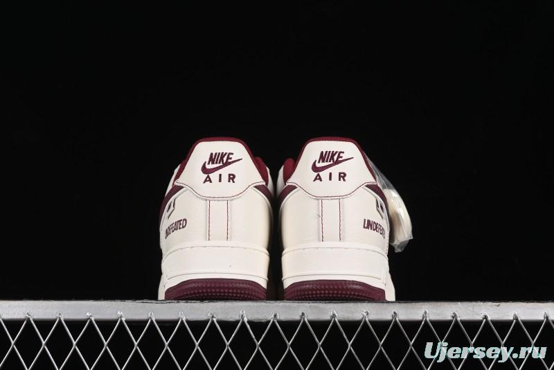 Nike Undefeated Air Force 1'07 Low Casual Sneakers with Custom Leather and Reflective Details - UT2023-206
