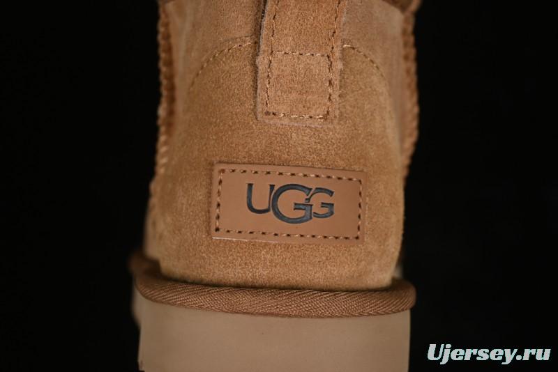 UGG Classic Ultra Mini Short Boots with Genuine Australian Shearling and TREADLITE Outsole - 1116109