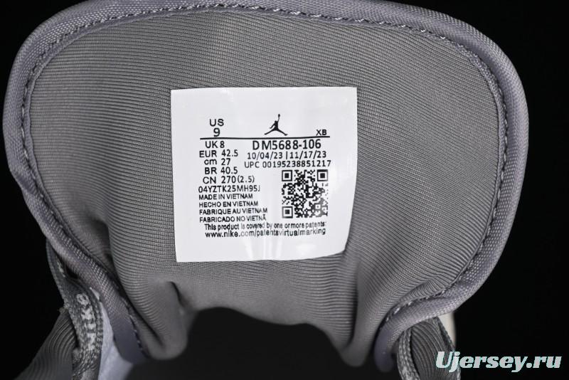 Nike Air Jordan 1 Low AJ1 Lightning Collaboration - Off White Grey Anniversary Custom Edition Low-Top Casual Sneakers - CF3688-020