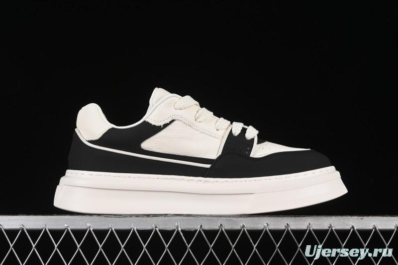 ECCO 2024 New Fashion Simple Versatile Genuine Leather White Sneakers - 61881301001