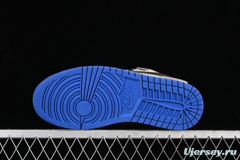 Nike Air Jordan 1 Low Retro Basketball Shoes Panda Mischief Pioneer Rider - 553560-140