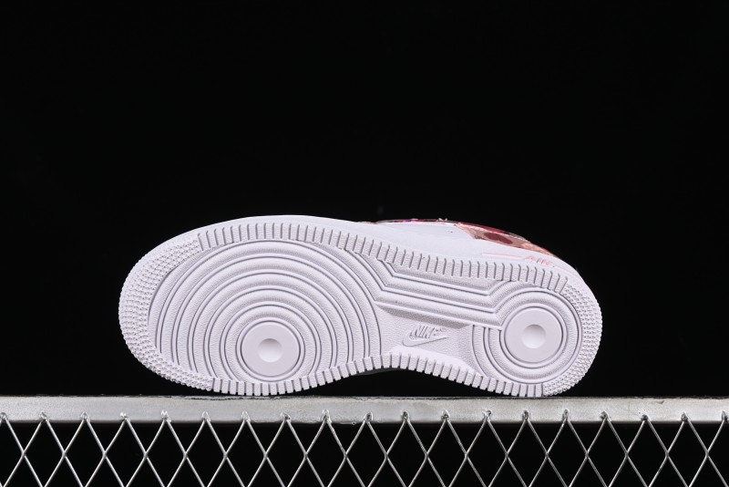 Nike Air Force 1 '07 Low Valentine's Day Limited Edition Pink Bear Sneakers - DH2920-111