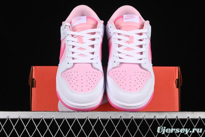 Nike SB Dunk Low Glacier Pink Low-Top Casual Skateboarding Shoes - HQ1181-661