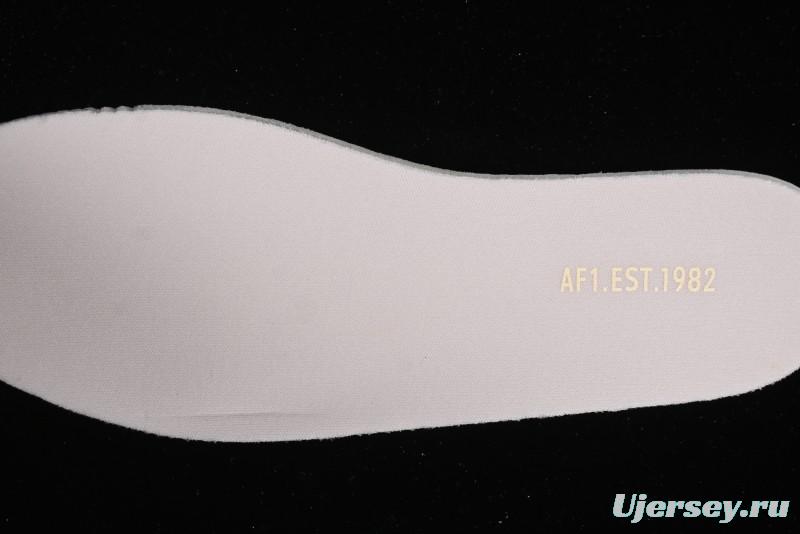 Nike Air Force 1 PLT AF ORM Triple White Low Top Casual Sneakers - DJ9946-108