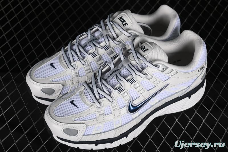Nike P-6000 Prm Retro Casual Sneakers with Lightweight Design - CD6404-018