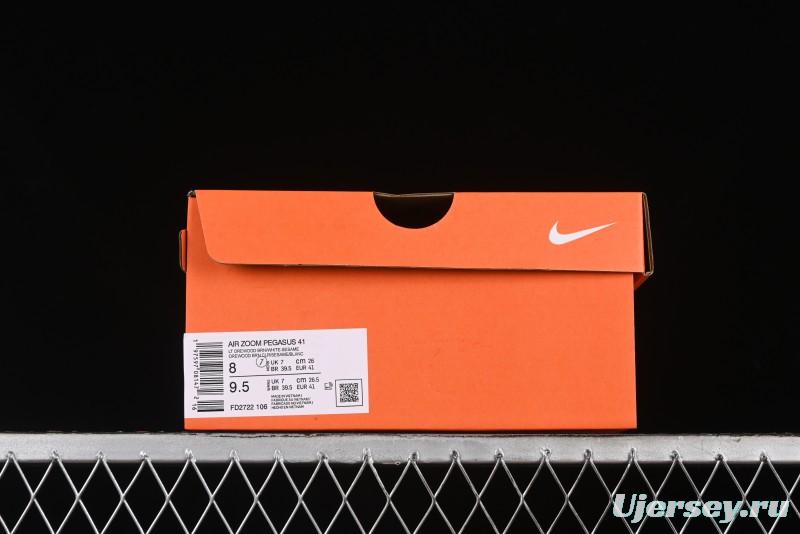 Nike Air Zoom Pegasus 41 Running Shoes with Breathable Mesh and Durable Design - FD2722-106