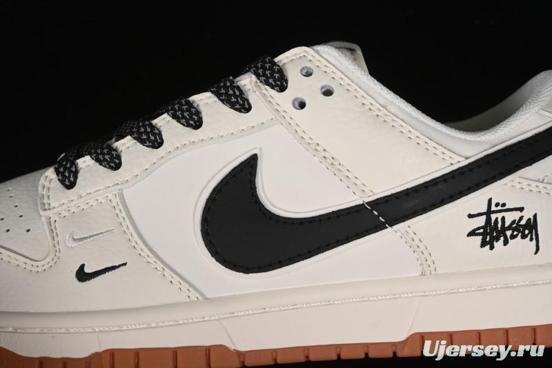 Nike SB Dunk Low Stussy Anniversary Edition Custom Premium Low-Top Skate Shoes - DQ1098-385