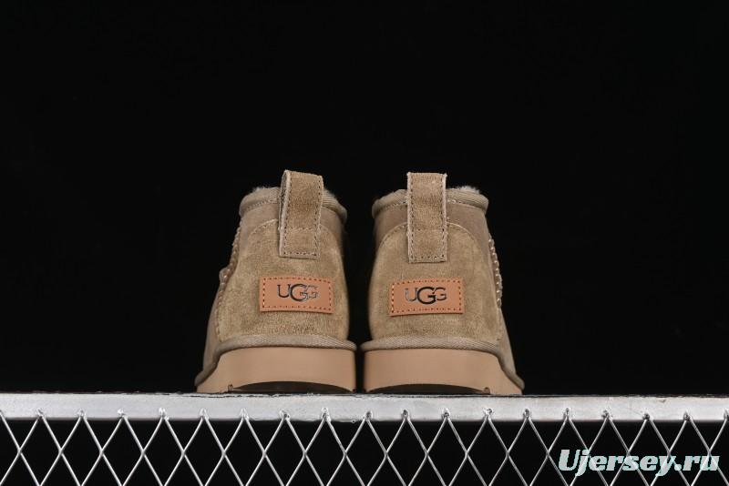 UGG Classic Ultra Mini Short Boots with Genuine Australian Sheepskin and TREADLITE Outsole - 1116109