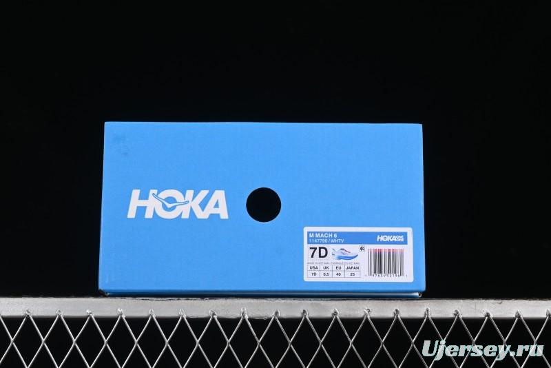 HOKA ONE ONE MACH 6 Next-Generation Flagship Racing Shoes with Carbon Plate Technology - 1147790 WHTV