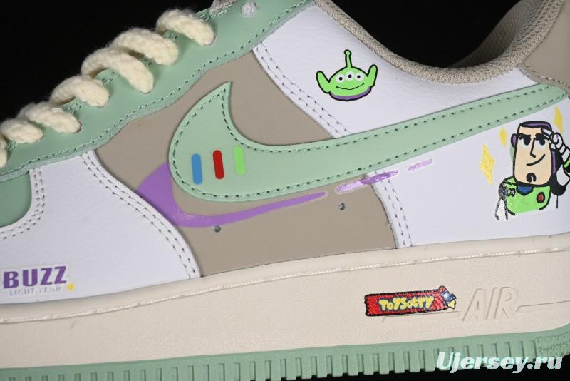 Nike Air Force 1 '07 Low Buzz Lightyear Casual Sneakers - CJ0304-110
