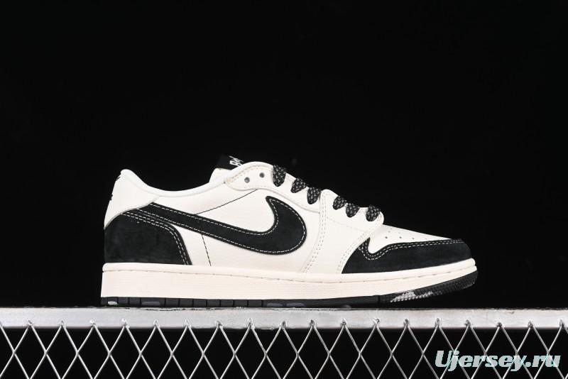 Nike Travis Scott x Fragment Design x Air Jordan 1 Low OG SP Sneakers - XY2688-106