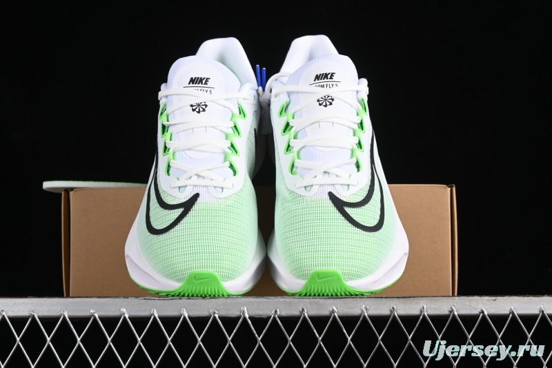 Nike Zoom Fly 5 Premium Lightweight Running Shoes with React Technology and Carbon Fiber Plate - DM8968-101