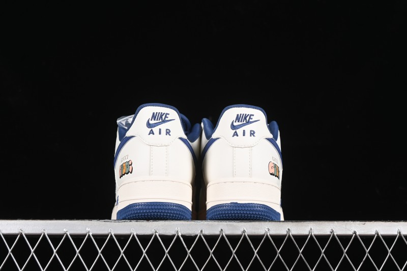 Nike Air Force 1 '07 Low Gucci Collaboration - Light Blue Linen Low-Top Casual Sneakers - XZ3398-788