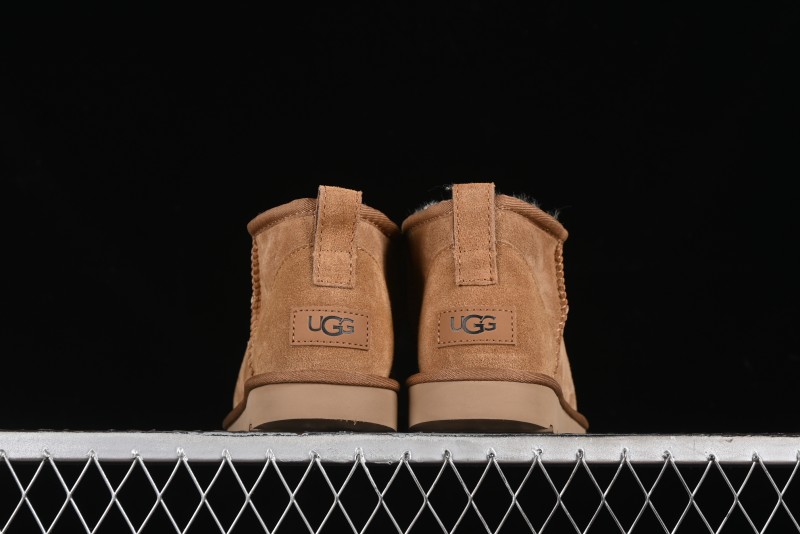UGG Classic Ultra Mini Short Boots with Genuine Australian Shearling and TREADLITE Outsole - 1116109