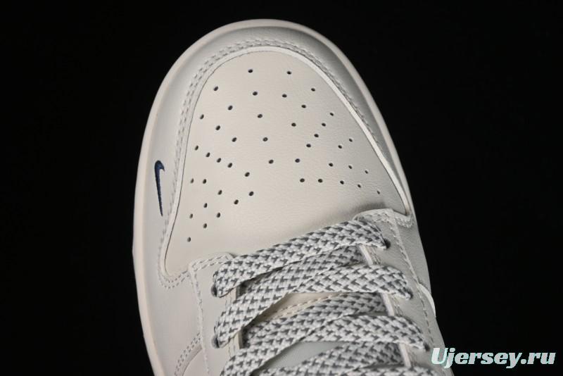 Nike SB Dunk Low Supreme Collaboration - Classic Beige Blue Anniversary High-End Custom Low-Top Casual Skate Shoes - XX8888-003