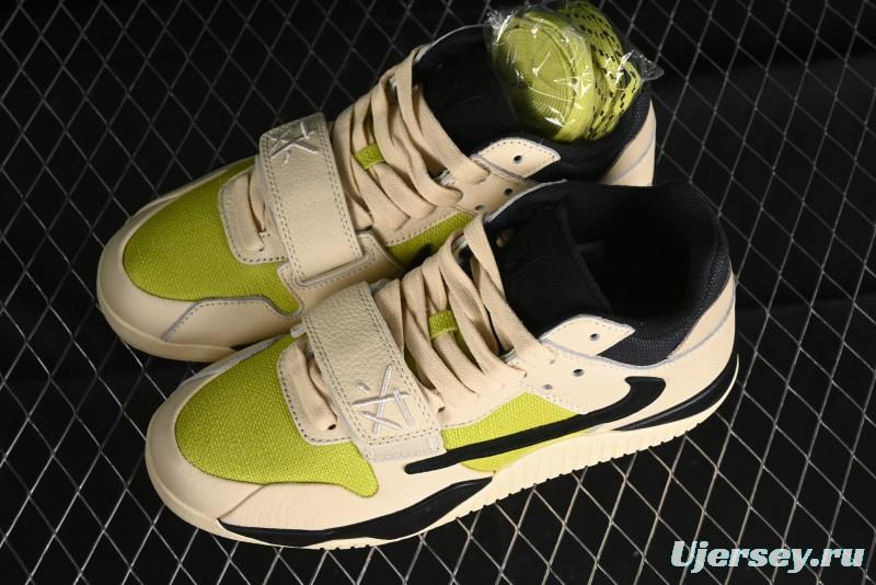 Nike Travis Scott x Jordan Cut The Check AJ1 Hook and Loop Fashion Basketball Shoes - FZ8117-102