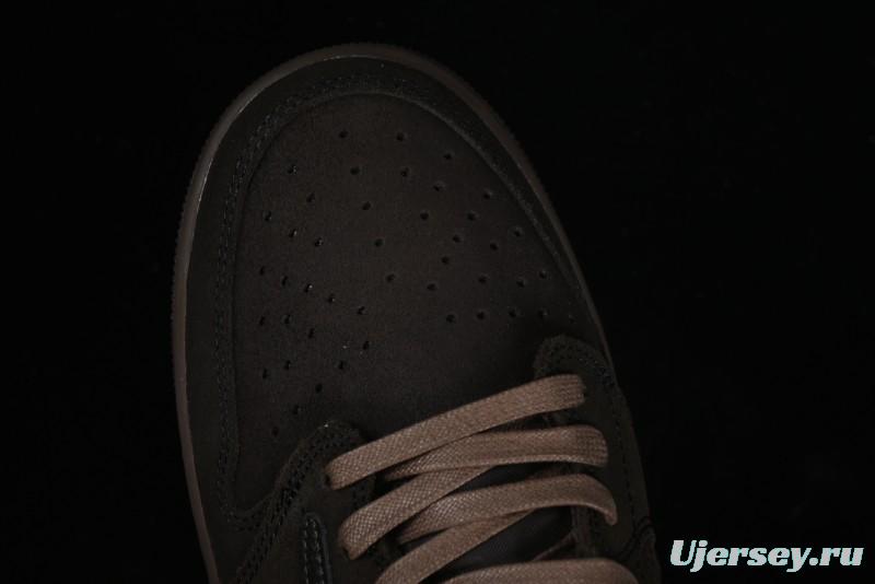 Nike Travis Scott x Air Jordan 1 Low OG AJ1 Reverse Swoosh Sneakers - DM7866-202