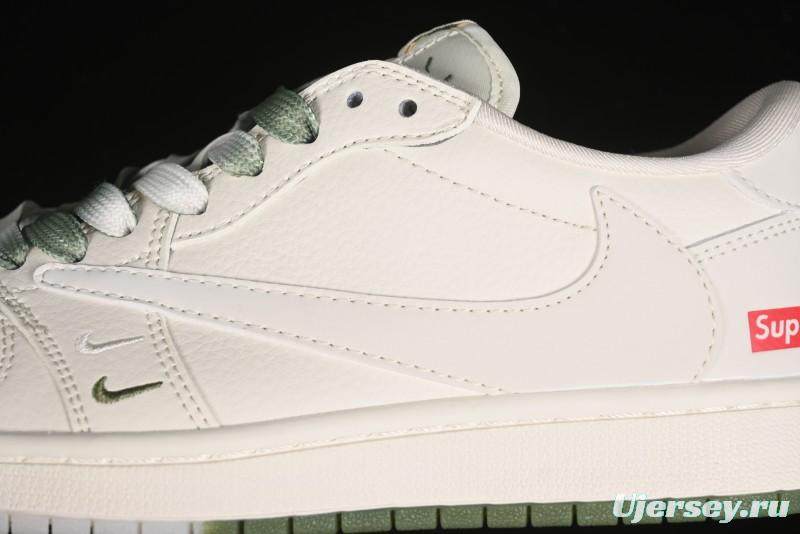 Nike Travis Scott x Fragment Design x Air Jordan 1 Low OG SP AJ1 Supreme Collaboration - BB2299-810