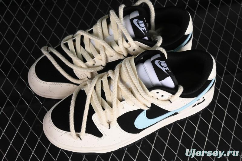 Nike Dunk Low SB Retro Vintage Panda Blueberry Casual Sneakers - DD1391-100
