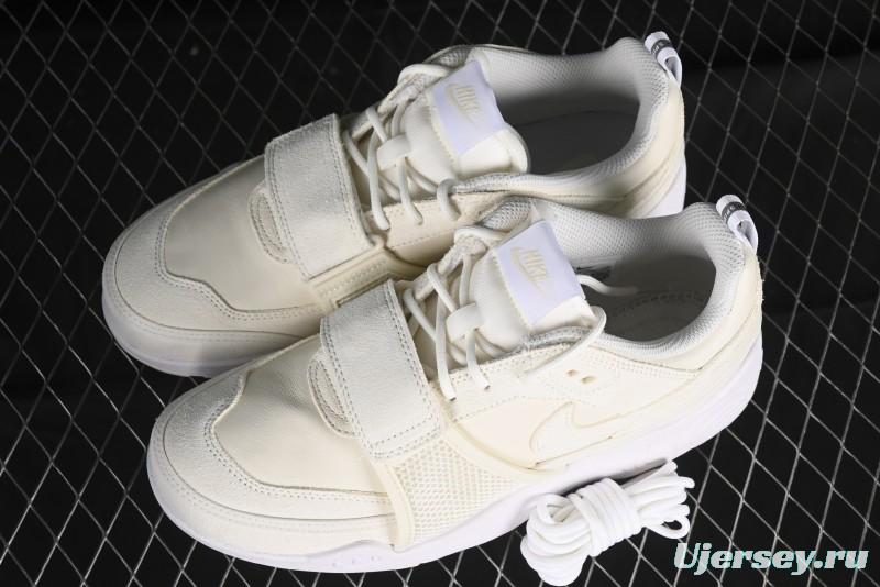 Nike Travis Scott x Shark-A-Don "Sail" Low-Top Lifestyle Casual Shoes - HQ3061-100