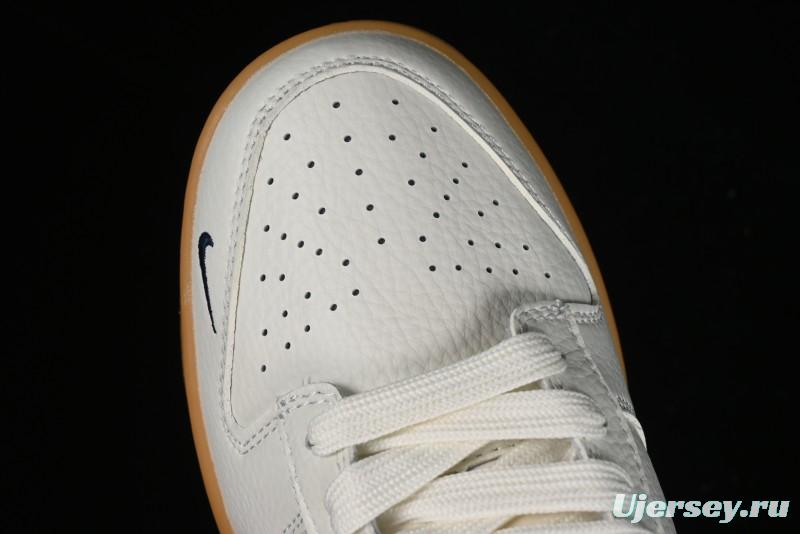 Nike SB Dunk Low Supreme Collaboration - Off White Gum Anniversary Customized Low-Top Casual Skate Shoes - JH8310-945