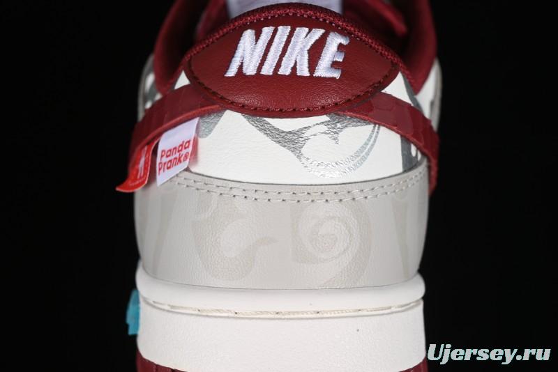 Nike Dunk Low Panda Prank CNY Year of the Dragon Limited Edition Team Red SB Low Top Casual Skate Shoes - DD1391-601